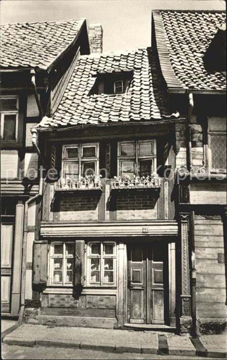 Wernigerode Harz Kleinstes Haus
