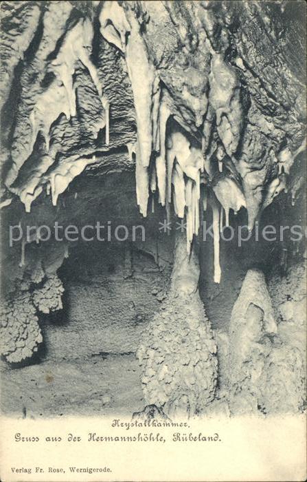 Ruebeland Harz Keystallkammer Hermannshoehle
