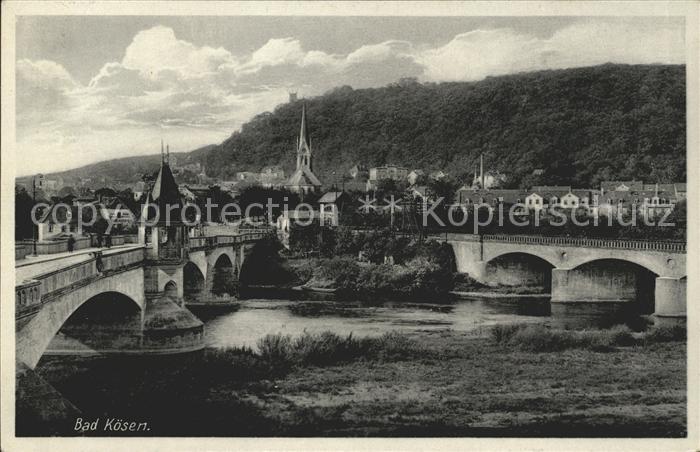 Bad Koesen Ortsansicht Bruecke