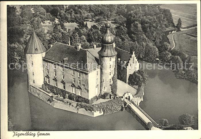 Borken Westfalen Jugendburg Gemen Fliegeraufnahme