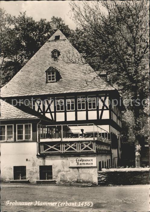 Frohnau Annaberg Frohnauer Hammer Gaststaette