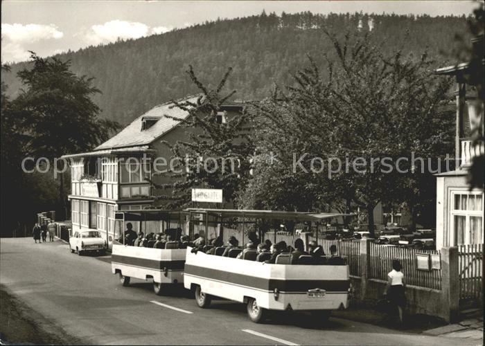 Schwarzburg Thueringer Wald Schwarzaexpress am Schweizerhaus