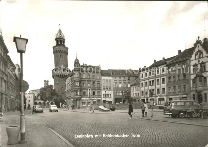 Goerlitz Sachsen Leninplatz mit Reichenbacher Turm
