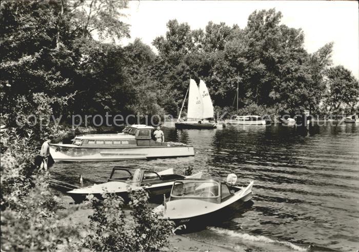Brandenburg Havel Seglerhafen am Breitlingsee HO Gaststaette Malge
