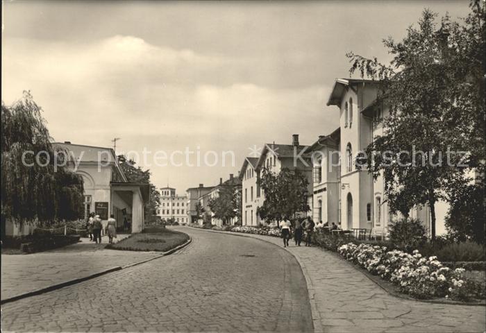 Heiligendamm Ostseebad Sanatorium fuer Werktaetige Strassenpartie