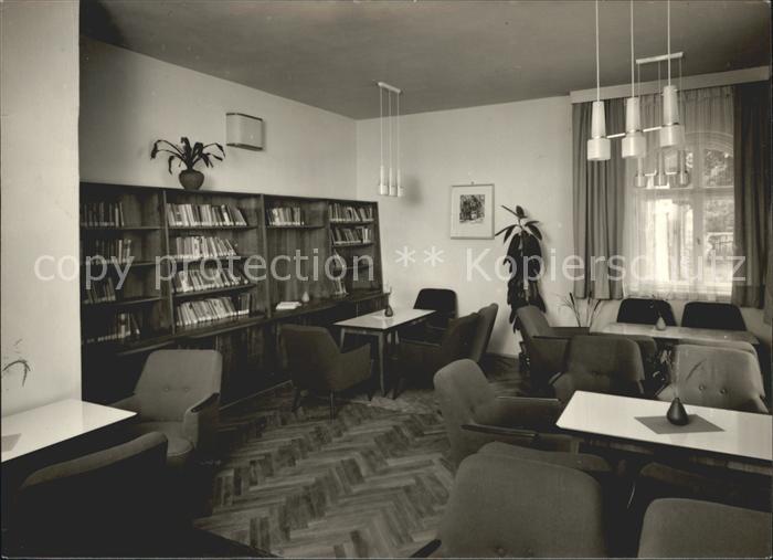 Wurzbach FDGB Erholungsheim Rudi Arnstadt Lesesaal