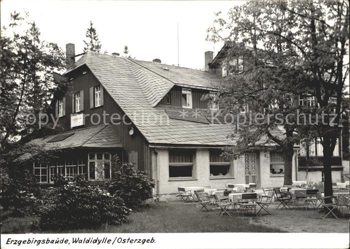 Dippoldiswalde Osterzgebirge Erzgebirgsbaude Waldidylle