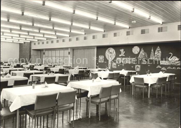 Neuglobsow FDGB Erholungsheim Stechlin Speisesaal