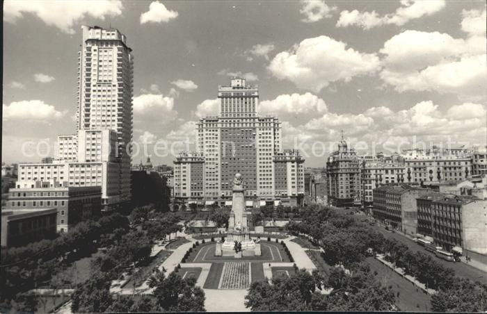 Madrid Spain Plaza de Espana