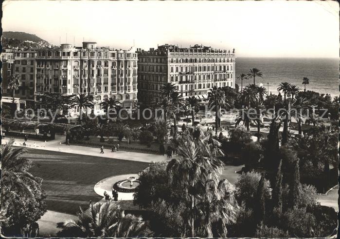 Nice Alpes Maritimes Le jardin Albert et les grands Hotel