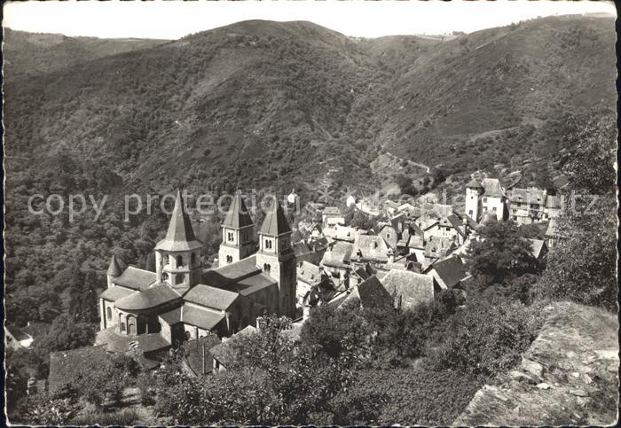Conques Aveyron Vue plongeante des Combes