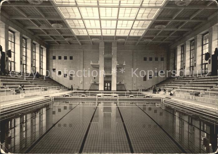 ROSTOCK  CITY Hallenschwimmbad Neptun mit Sprungturm