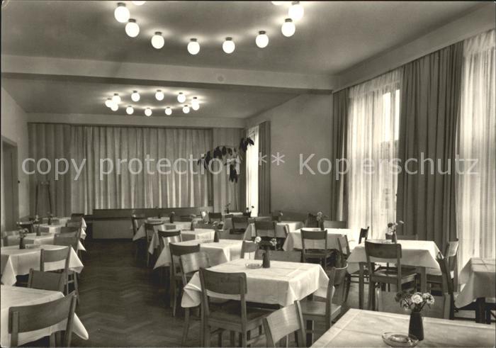 Arendsee Altmark FDGB Erholungsheim Am See Gastraum