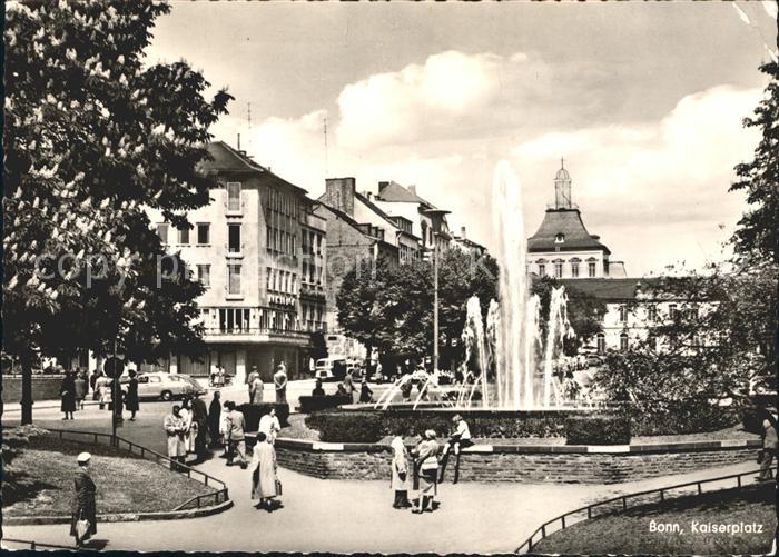 Bonn Rhein Kaiserplatz Springbrunnen