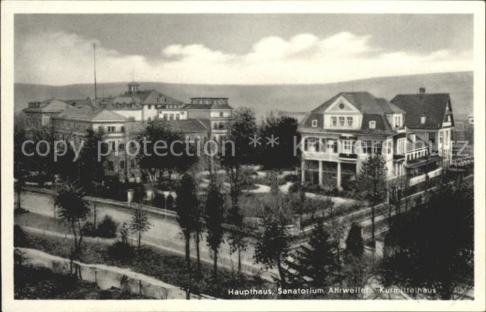 Ahrweiler Grafschaft Haupthaus Sanatorium Kurmittelhaus