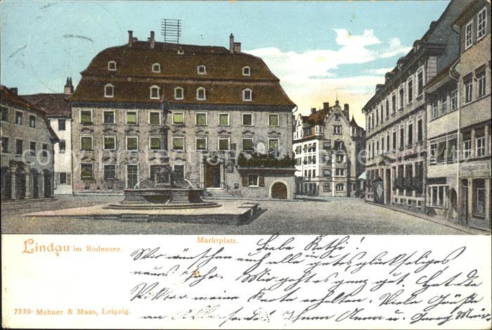 Lindau Bodensee Marktplatz