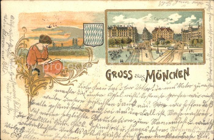 Muenchen Bayern Carlsplatz