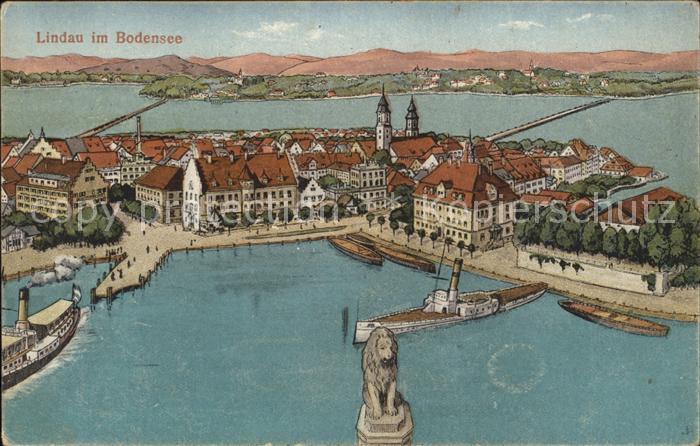 Lindau Bodensee Zeichnung
