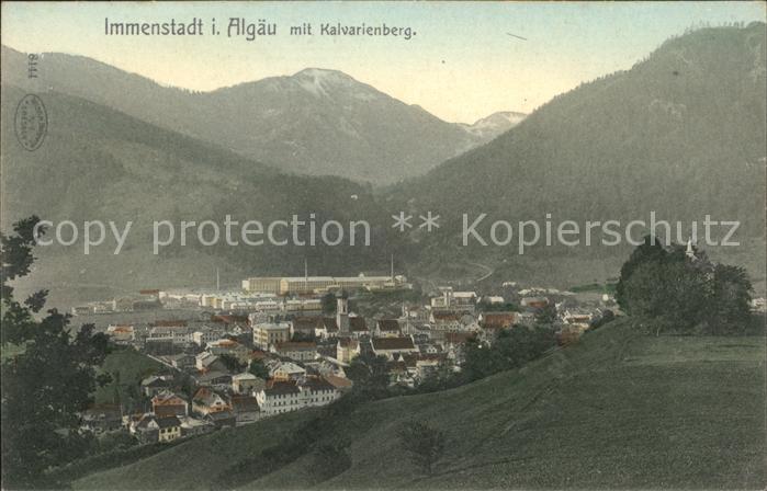 Immenstadt Allgaeu mit Kalvarienberg