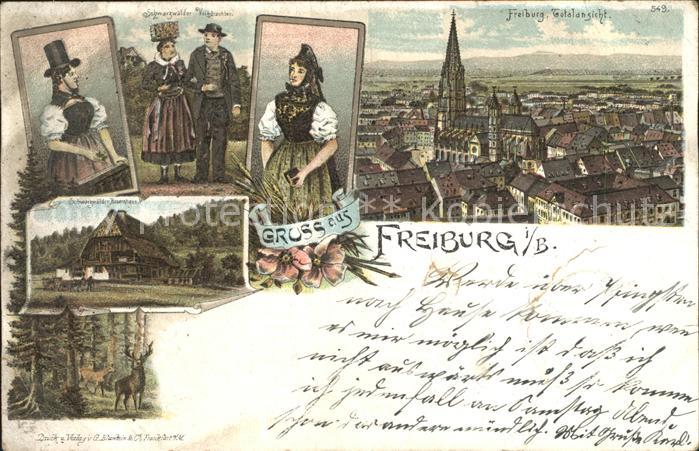 Freiburg Breisgau mit Trachten
