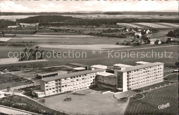 Schwenningen Neckar Fliegeraufnahme Krankenhaus
