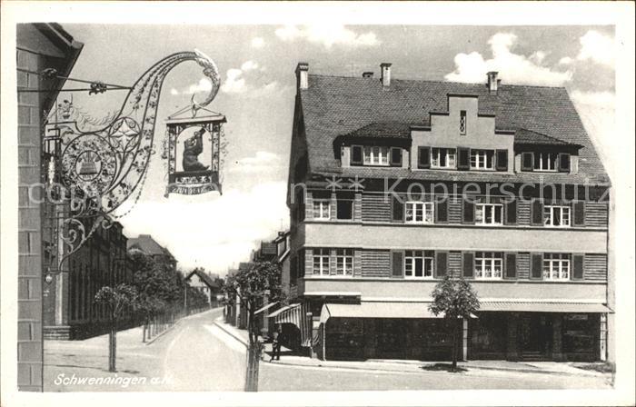 Schwenningen Neckar Strassenpartie