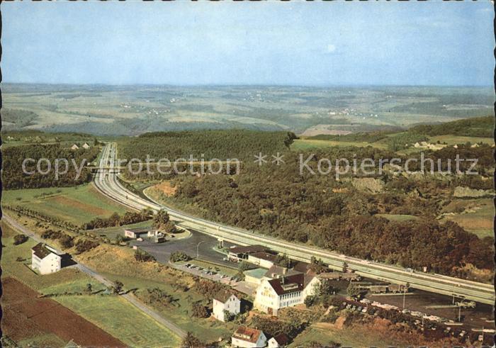 Linz Rhein Fliegeraufnahme Hotel Autobahnraststaette Fernthal