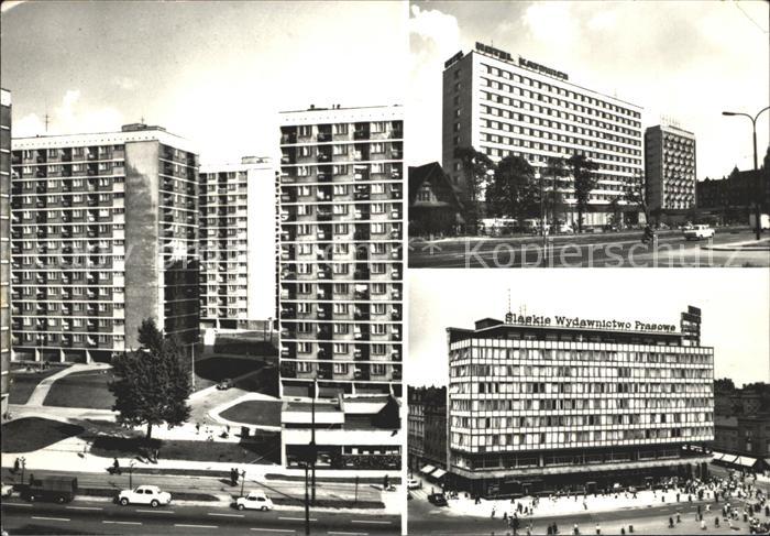 Katowice Hochhaeuser Dom Prasy