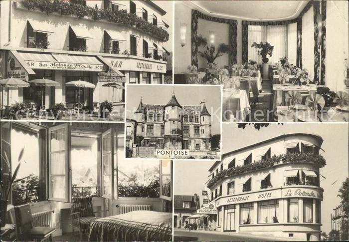 Pontoise  Val-d Oise Bar Hotel Restaurant La Rotonde Fleurie