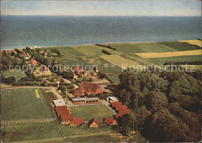 Schoenhagen Brodersby Fliegeraufnahme Ferienlager der Hamburger Sportjugend
