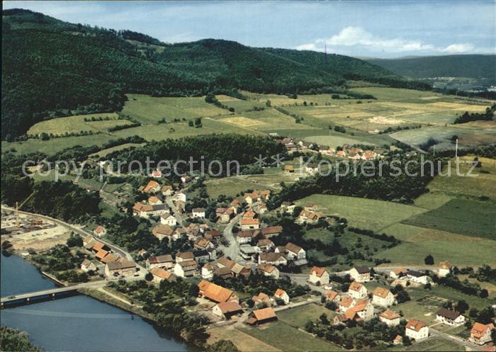 Edertal Edersee Fliegeraufnahme