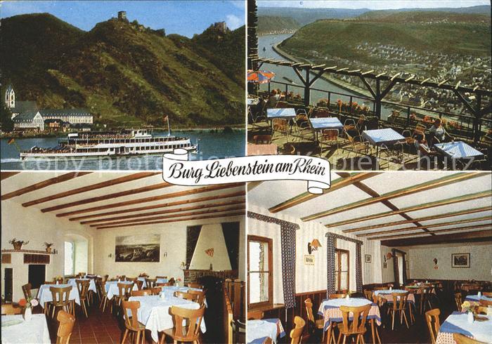 Kamp-Bornhofen Cafe Restaurant Burg Liebenstein