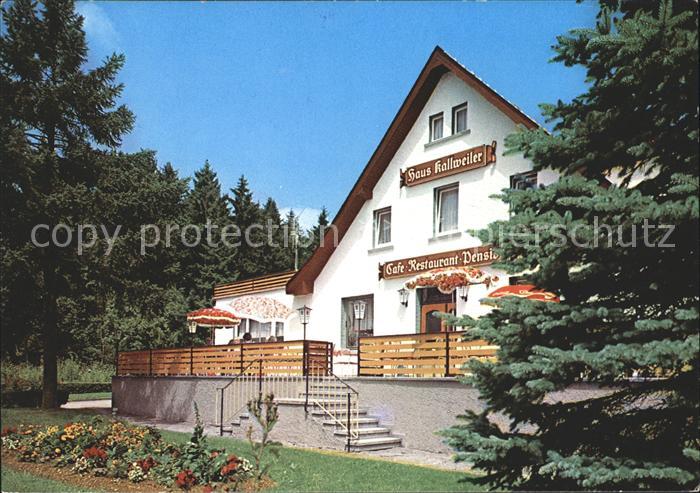 Kallweiler Soonwald Cafe Restaurant Pension Haus Kallweiler
