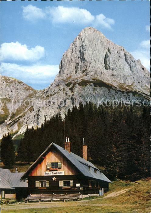 Admont Steiermark Oberst Klinke Huette mit Admonter Kaibling
