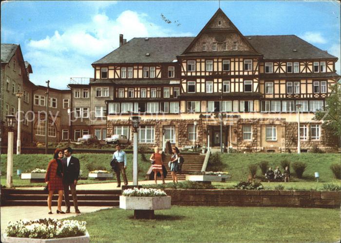 Oberhof Thueringen Hotel Ernst Thaelmann Haus Park