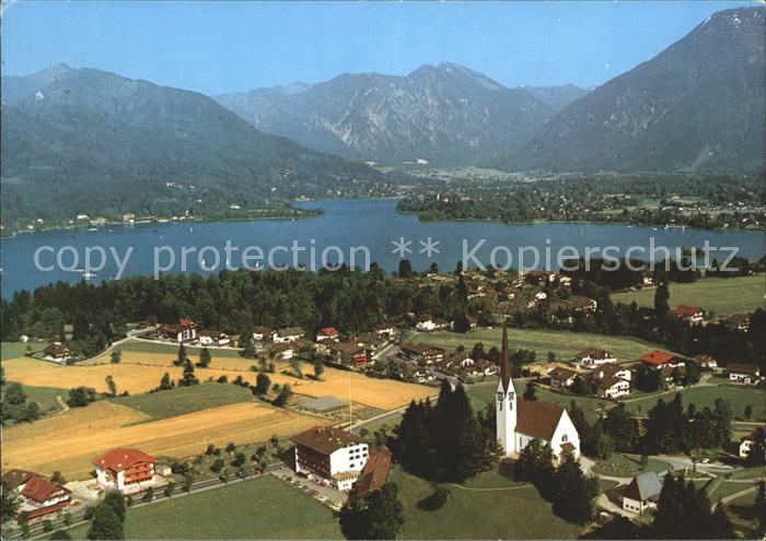 Bad Wiessee Hotel Wiesseer Hof Kirche Fliegeraufnahme