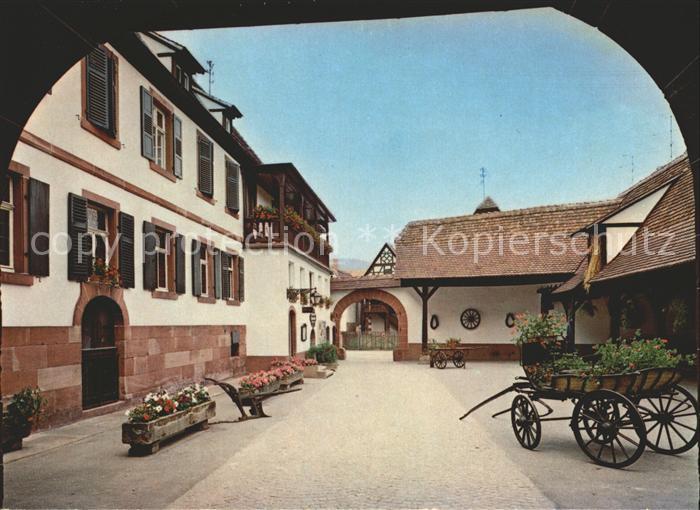 Lembach Bas Rhin Elsass Auberge du Cheval Blanc Restaurant Gast