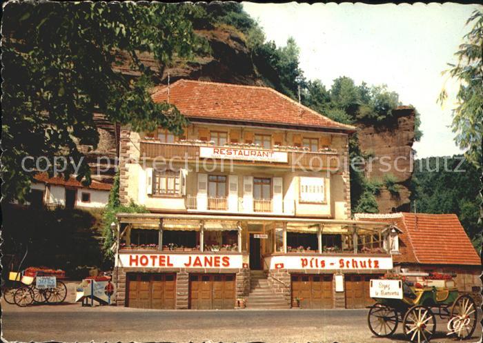 Graufthal Bas Rhin Hotel Restaurant aux Maisons des Rochers Kutsche