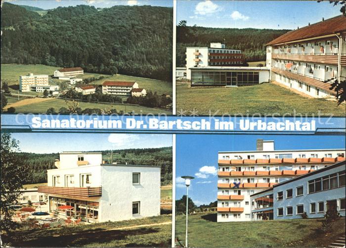 Neukirchen Knuellgebirge Sanatorium Dr Bartsch Urbachtal Teilansichten