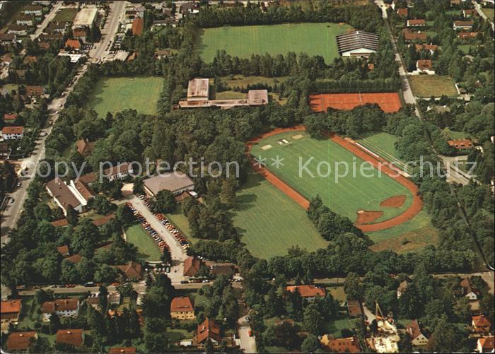Gruenwald Muenchen Sportschule Gruenwald Fliegeraufnahme