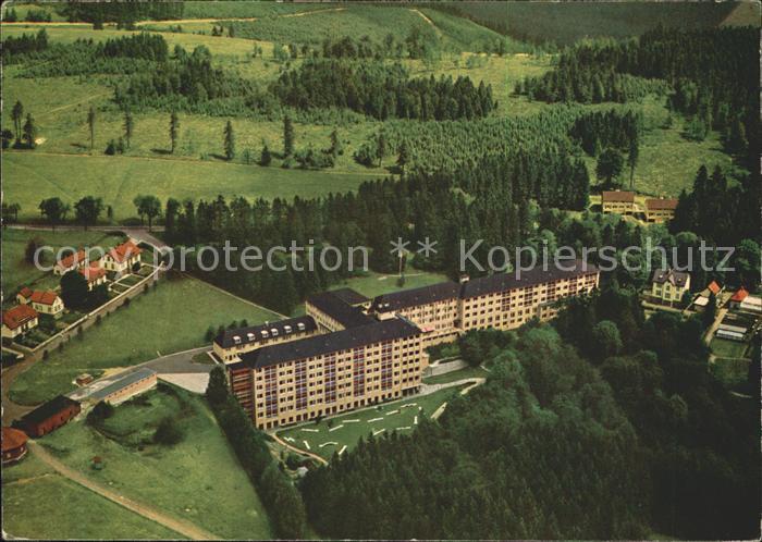 St Andreasberg Harz Klin Sanatorium Rehberg Fliegeraufnahme