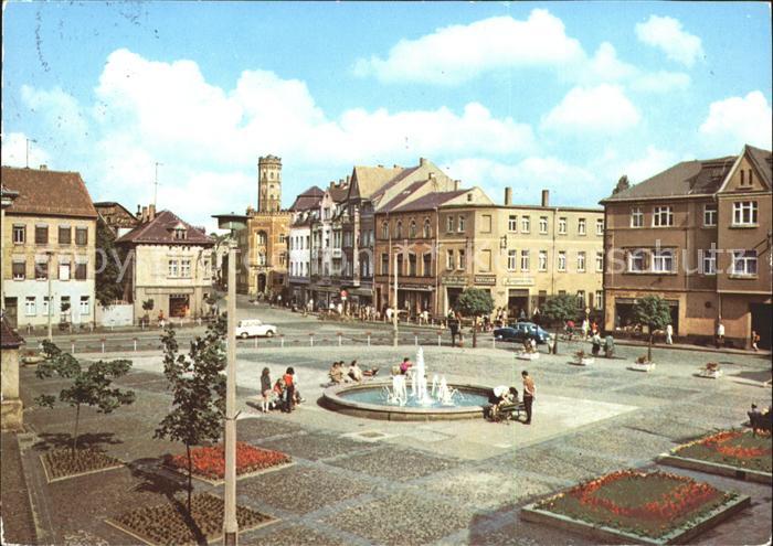 Meuselwitz Marktplatz Springbrunnen