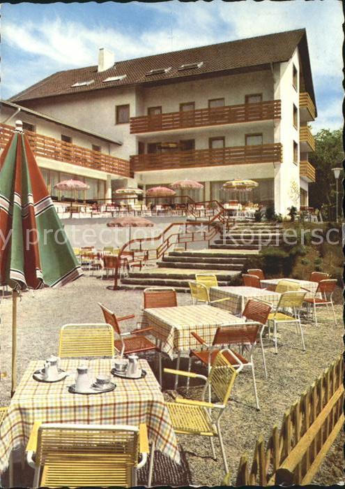 Rhenegge Sanatorium Sonnenhof Terrasse
