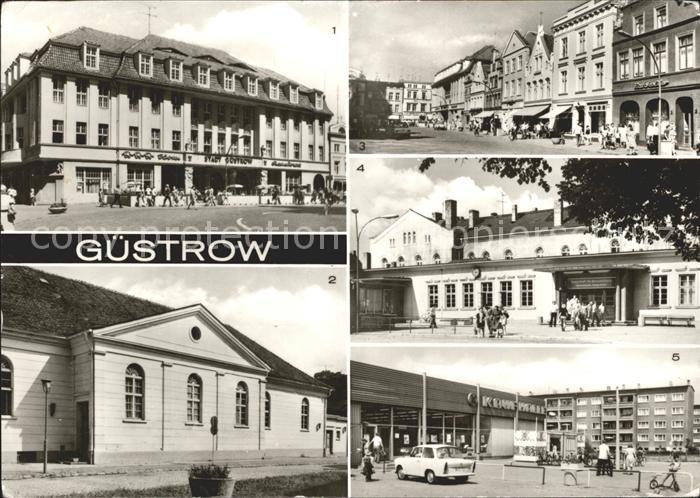 Guestrow Mecklenburg Vorpommern Hotel Stadt Guestrow Theater Elisabethenstrasse