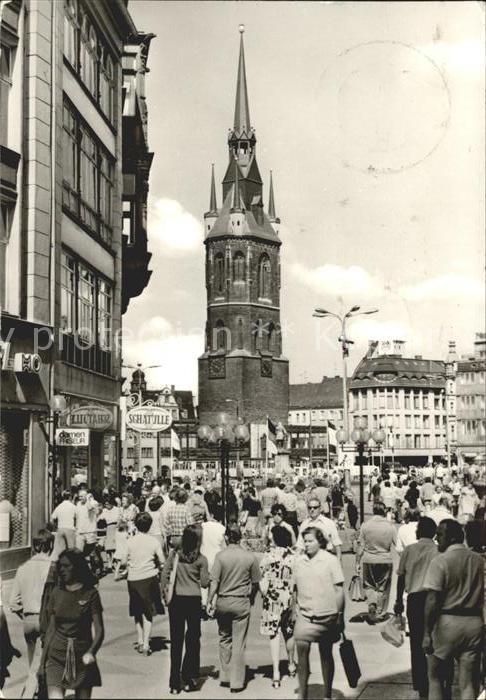 Halle Saale mit Rotem Turm