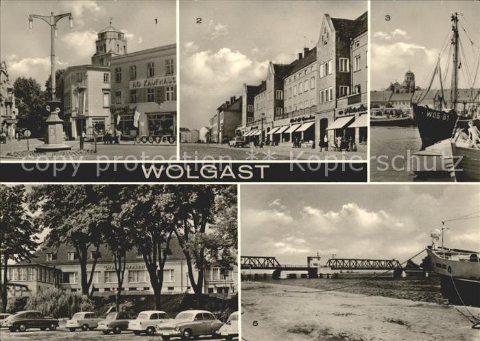 Wolgast Mecklenburg-Vorpommern Platz-der-Jugend Ernst-Thaelmann-Platz Hafen HO G
