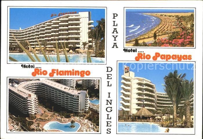 Playa del Ingles Hotel-Rio-Papayas Hotel-Rio-Flamingo