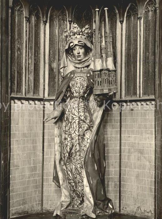 Marburg Lahn Elisabeth Kirche Statue Heilige Elisabeth