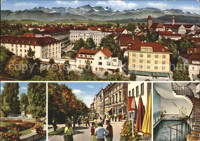 Bad Woerishofen Kuranstalt Sebastianeum udn Kneipp-Denkmal