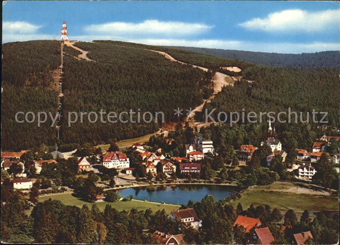 Hahnenklee-Bockswiese Harz Fliegeraufnahme